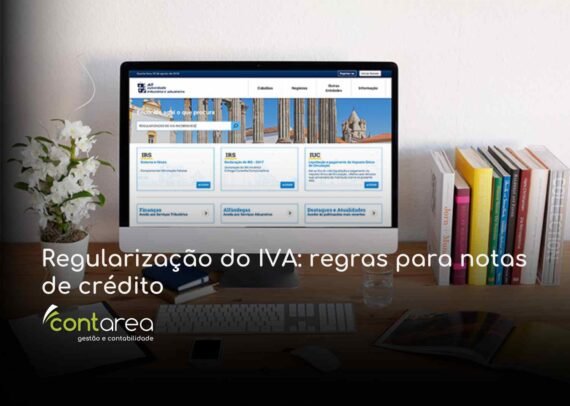CONTAREA - GESTÃO E CONTABILIDADE - 2 FAMALICÃO - Regularização do IVA: regras para notas de crédito