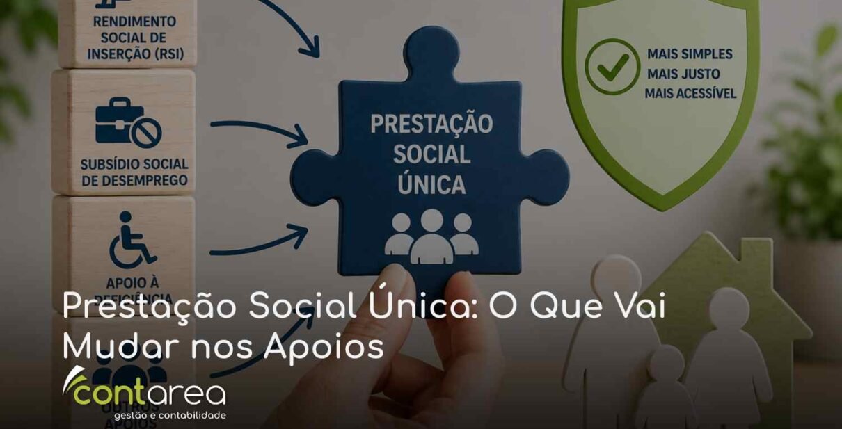 CONTAREA - GESTÃO E CONTABILIDADE - FAMALICÃO - Prestação Social Única: O Que Vai Mudar nos Apoios
