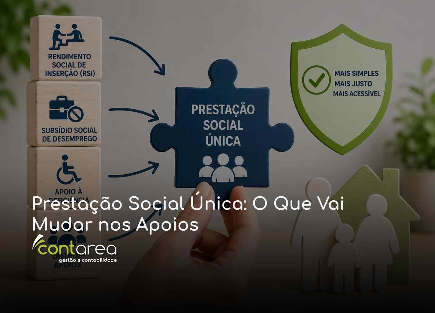 CONTAREA - GESTÃO E CONTABILIDADE - FAMALICÃO - Prestação Social Única: O Que Vai Mudar nos Apoios