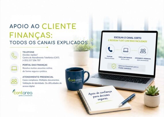 CONTAREA - GESTÃO E CONTABILIDADE - FAMALICÃO - Apoio ao Cliente Finanças: Todos os Canais Explicados