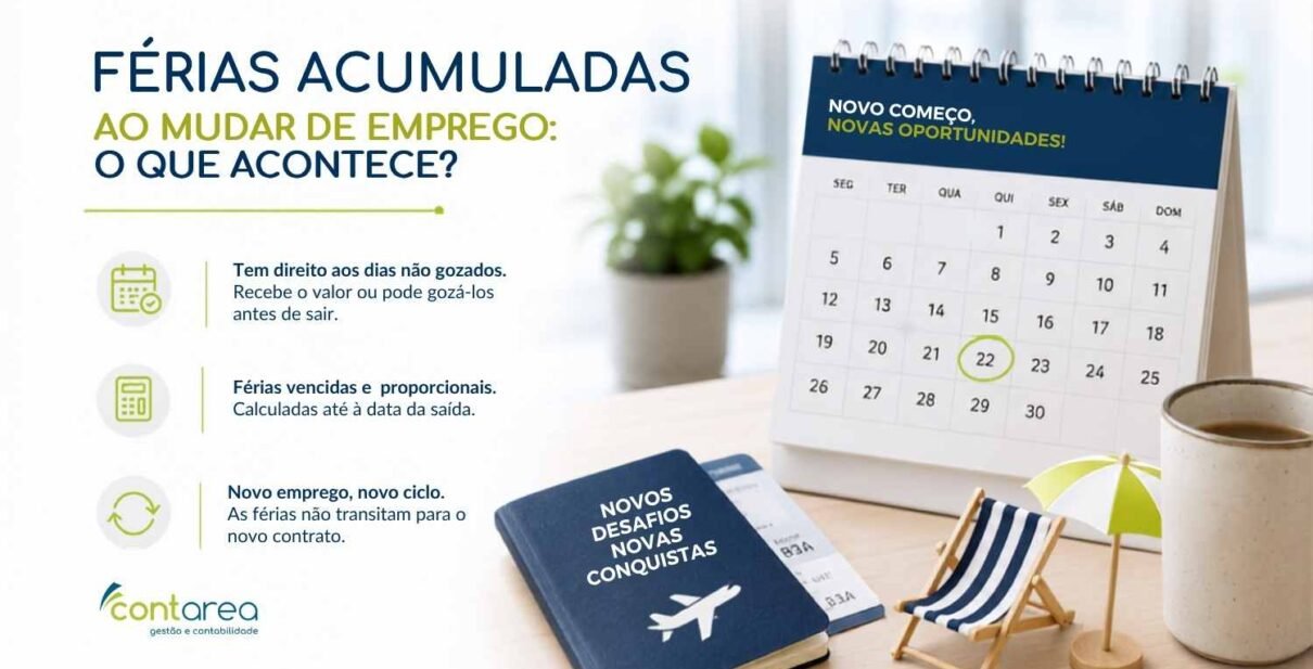 CONTAREA - GESTÃO E CONTABILIDADE - FAMALICÃO - Férias Acumuladas ao Mudar de Emprego: O Que Acontece?